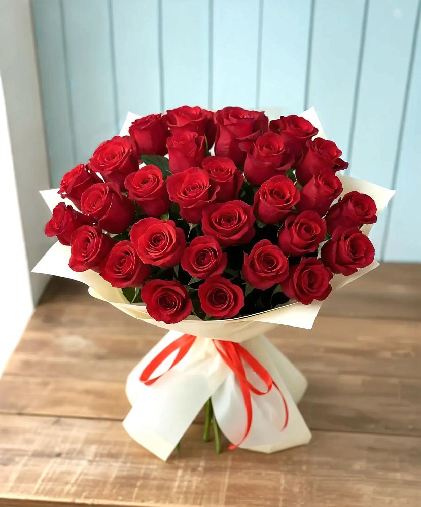 Букет 29 Красных роз в Хелюле