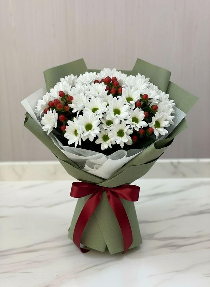 Букет цветов из: Хризантемы в Хелюле