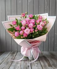 Букет Розовый кустик в Хелюле