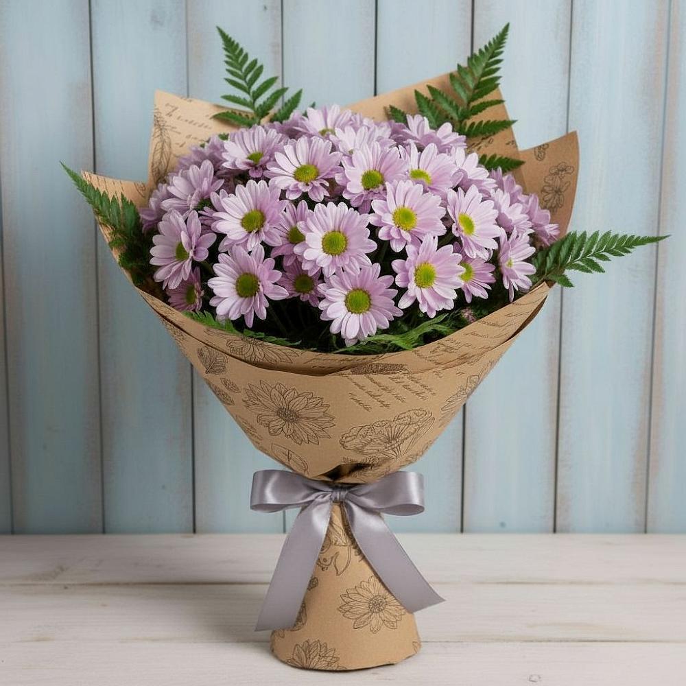 Букет цветов из: Хризантемы в Хелюле