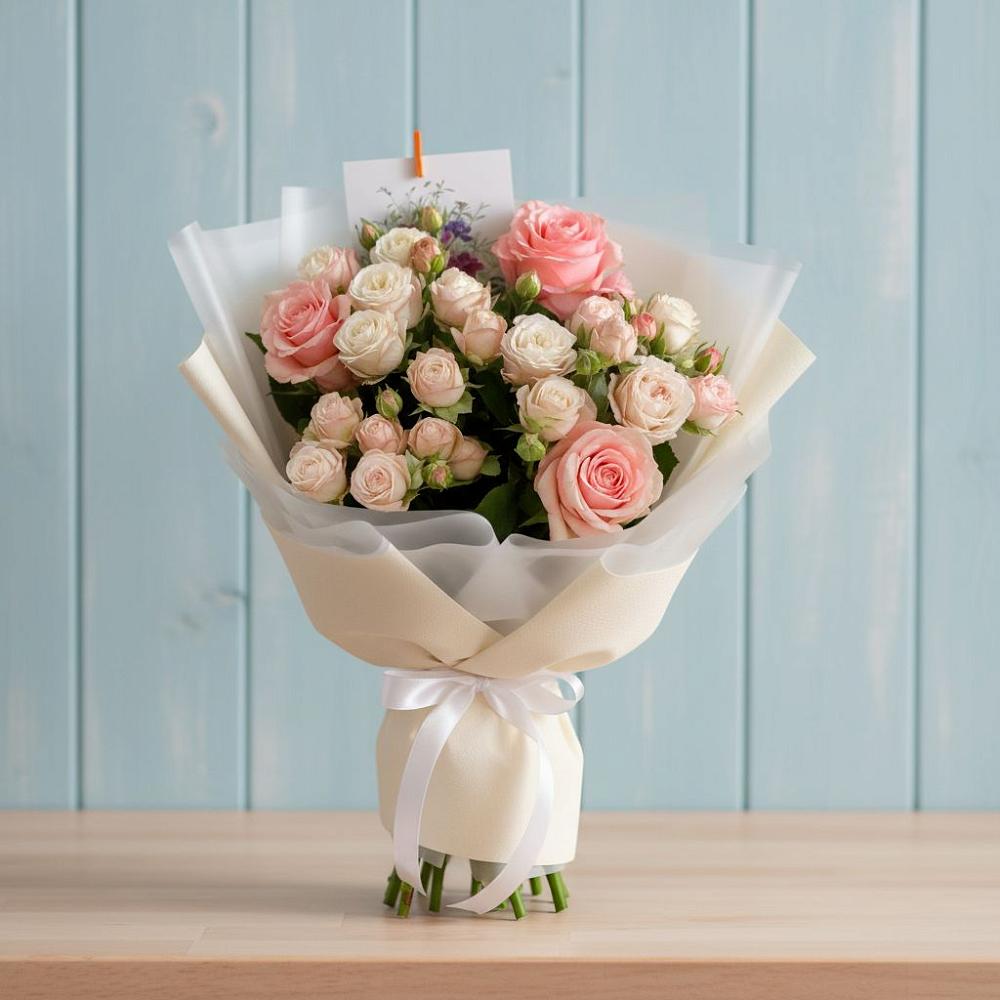 Букет цветов из: Розы в Хелюле