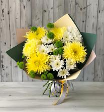 Букет цветов из:  Хризантемы #REPLACE_PRED# Хелюле
