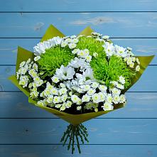 Букет цветов из:  Хризантемы #REPLACE_PRED# Хелюле