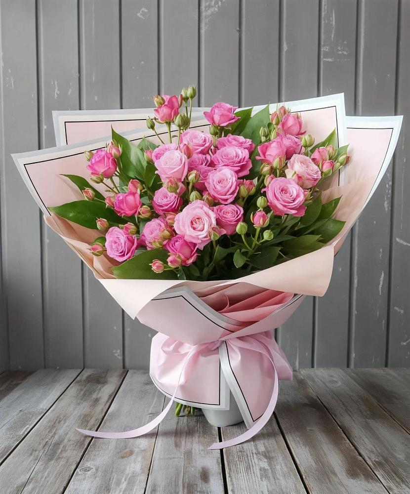 Букет Розовый кустик в Хелюле