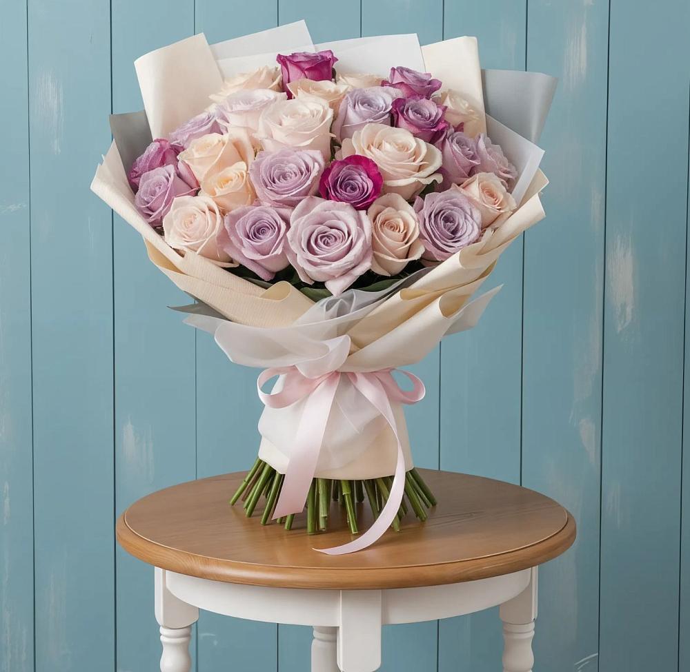 Букет цветов из: Розы в Хелюле