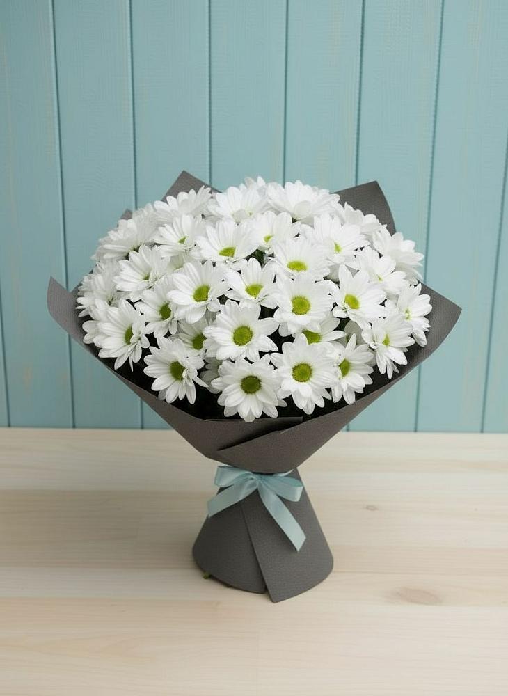 Букет цветов из: Хризантемы в Хелюле