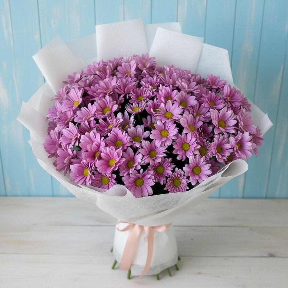 Букет цветов из: Хризантемы в Хелюле