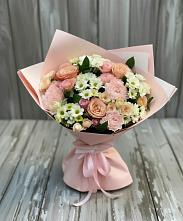 Букет цветов из:  Гвоздики, Розы и Хризантемы #REPLACE_PRED# Хелюле