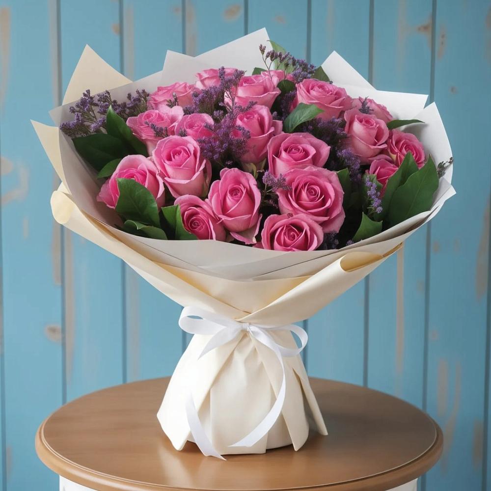 Букет цветов из: Розы в Хелюле