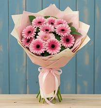 Букет цветов из:  Герберы в Хелюле